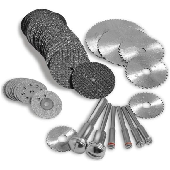 Cutting Wheel Set Compatible with Plastic 36pcs for Rotary Tool, HSS Circular - Picture 6 of 7